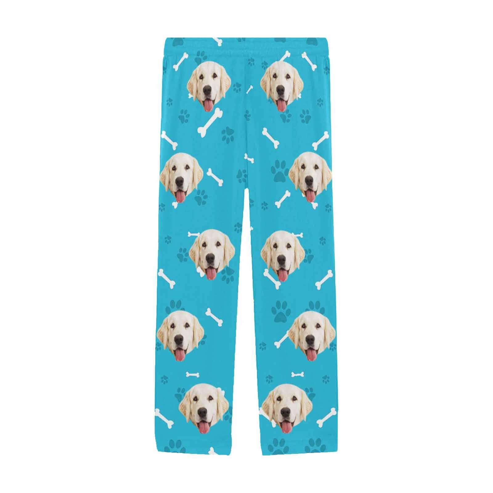 Smiley Face Pajama Pants Custom Dog Pajama with Face on Them