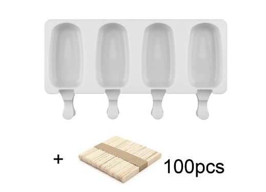 Silicon Cakesicles Popsicles Mold 8 Cavity With Stick – Bakers