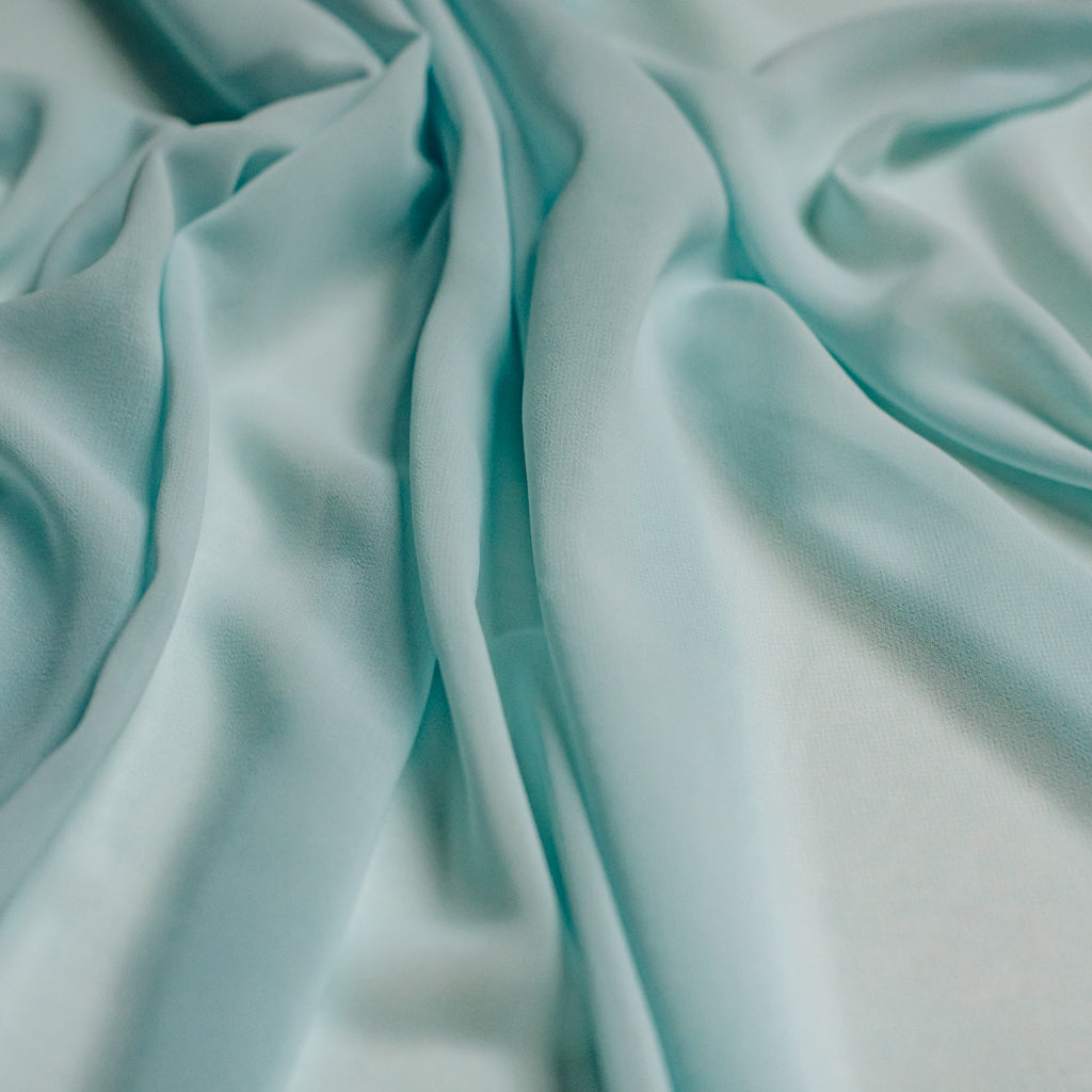 light blue chiffon fabric