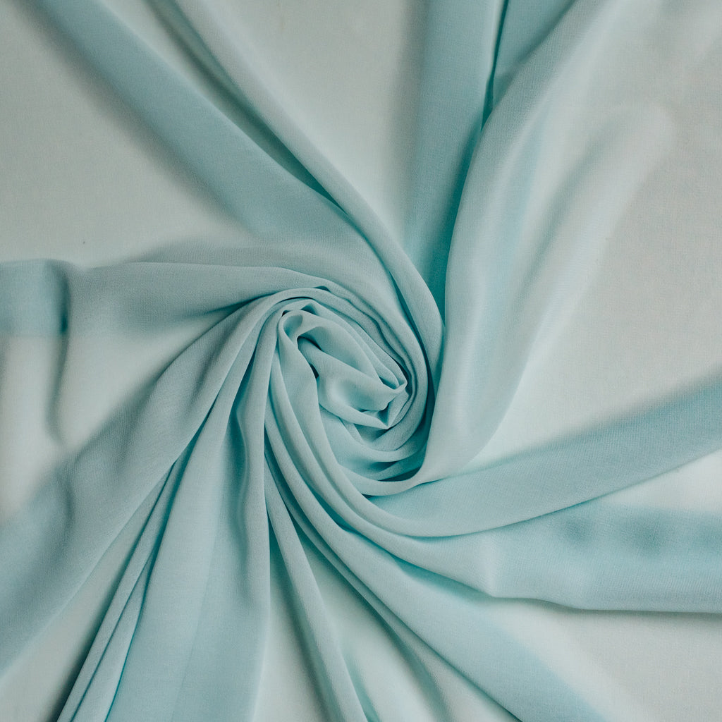 Eggshell Blue Chiffon Fabric – On Trend Fabrics