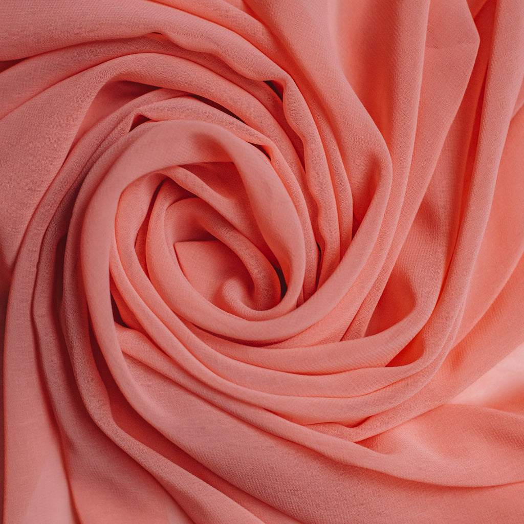 coloured chiffon fabric