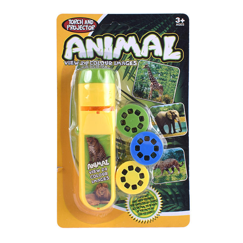 Children's dinosaur toy slide light