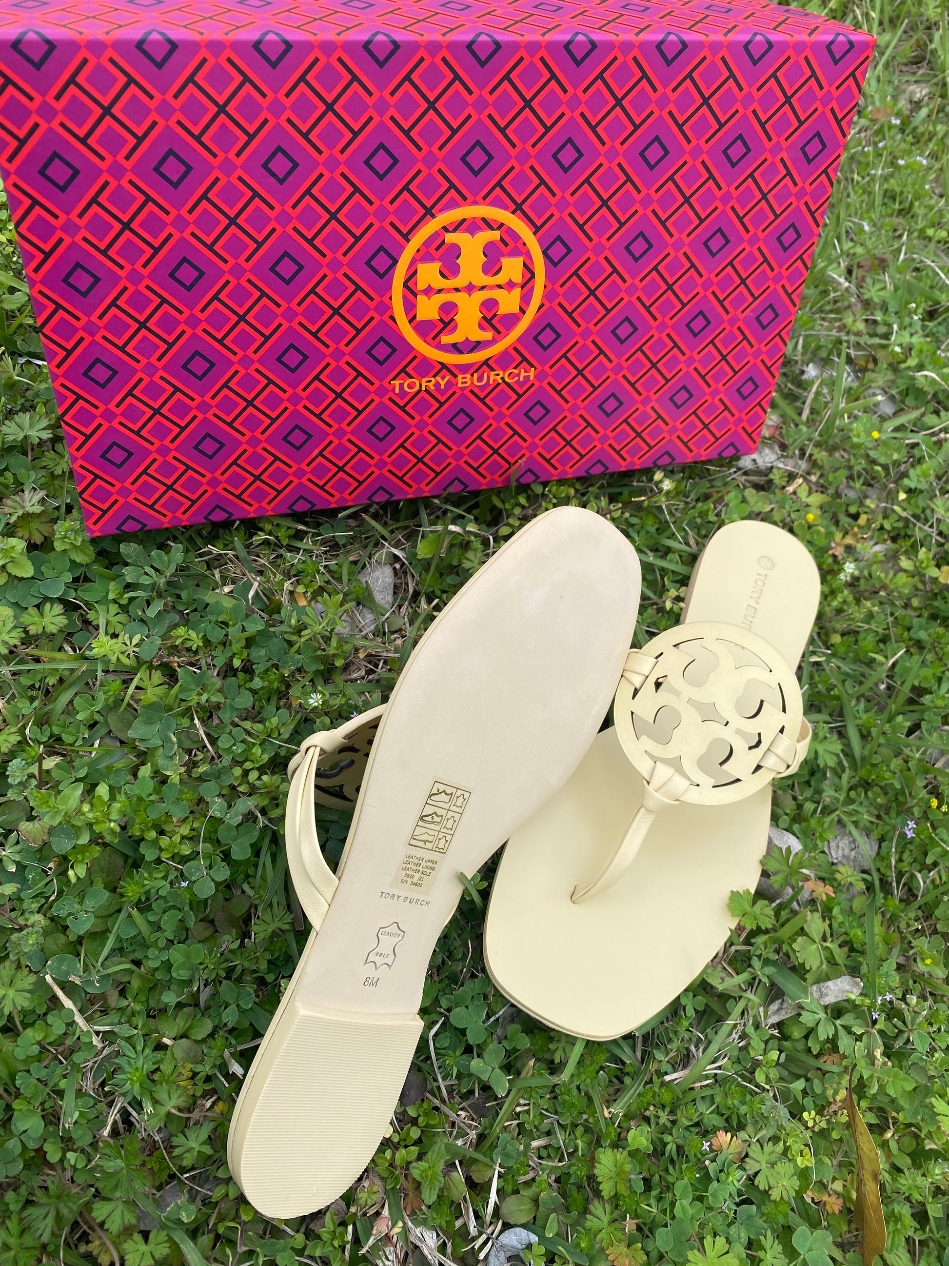 Tory burch miller nappa sandals – Linda Corazon Boutique