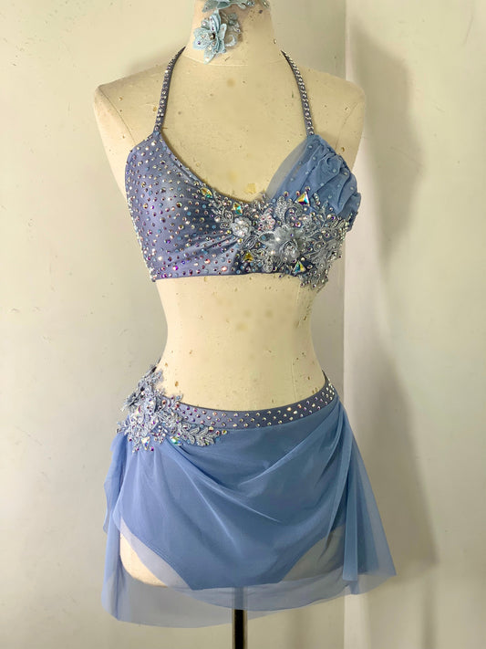 lyrical dance costumes 2 piece