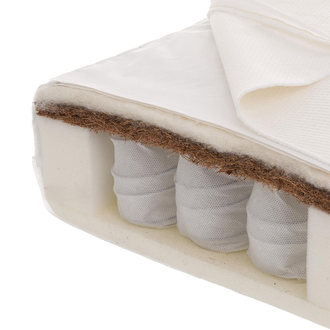 dual core cot bed mattress