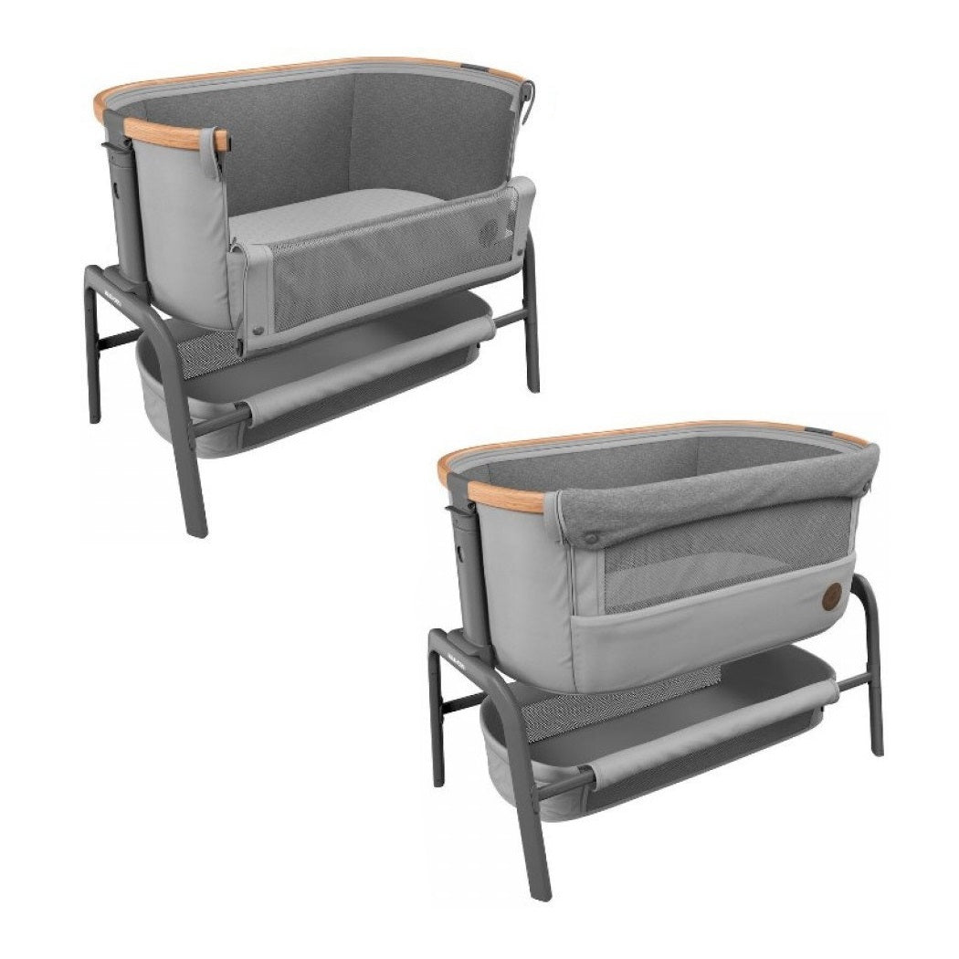 Maxi Cosi Iora Co Sleeping Crib Essential Grey Babythingz