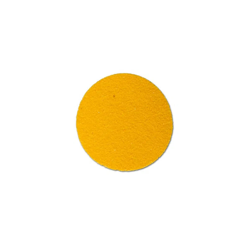 Billede af Skridsikker Gulvafmærkning, Almen Anvendelse - Cirkel|50mm|50 Stk. / Gul