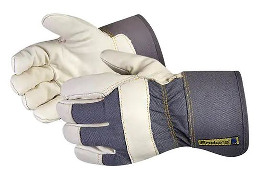 Milwaukee 48-22-8781 Gants en peau de chèvre Impact, Moyen, Paume en Cuir  fleur