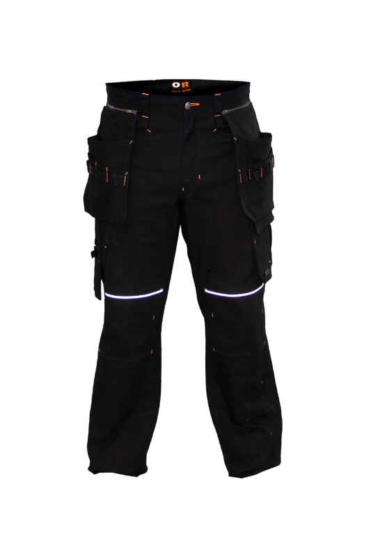 Multi-pocket work pants with knee pad opening, Style: HOUSTON – Sécurité  Médic