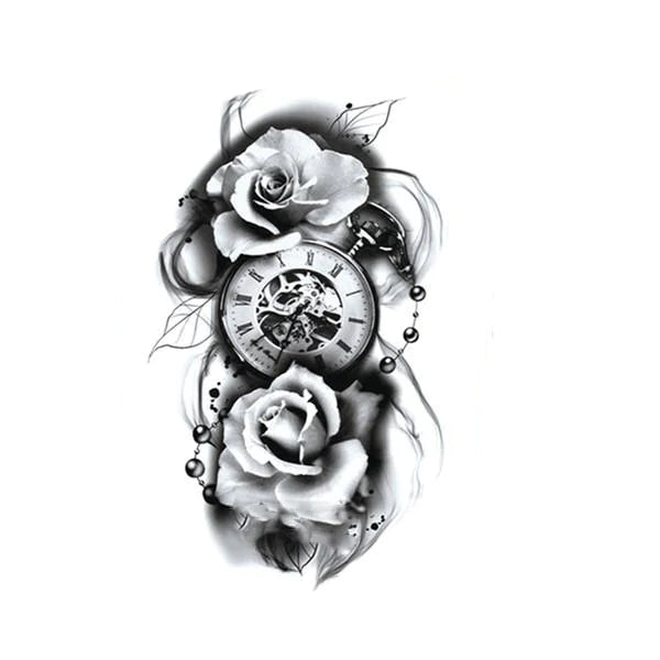 Dessin Horloge pour Tatouage