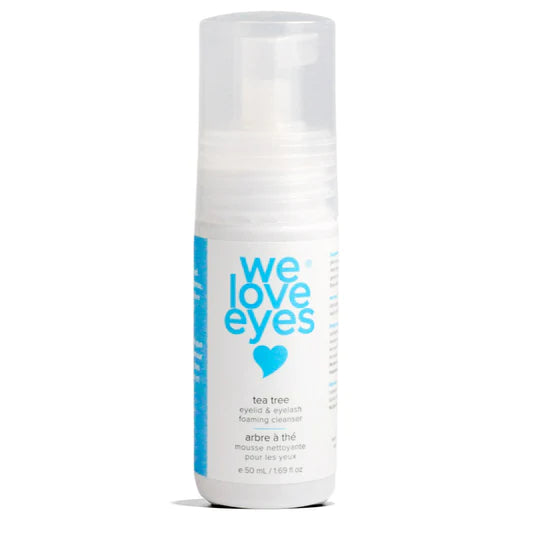 We Love Eyes: Tea Tree Eyelid Foaming Cleanser - Vegan. All natural