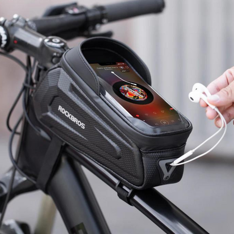 Cykelväska med Touch Screen - Utforska bekvämligheten med touchskärm på cykelturen.