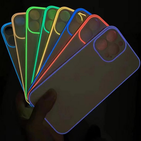 Glödande iPhone-skal: Praktisk och ljus - Effektivt sök ljus i mörkret