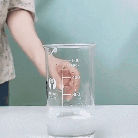 nanoduk absorberar vatten 