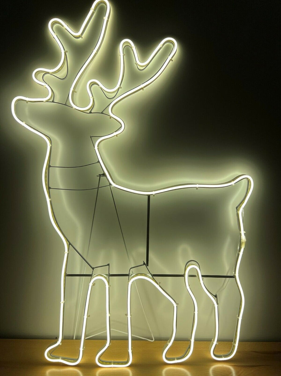 rope light reindeer warm white