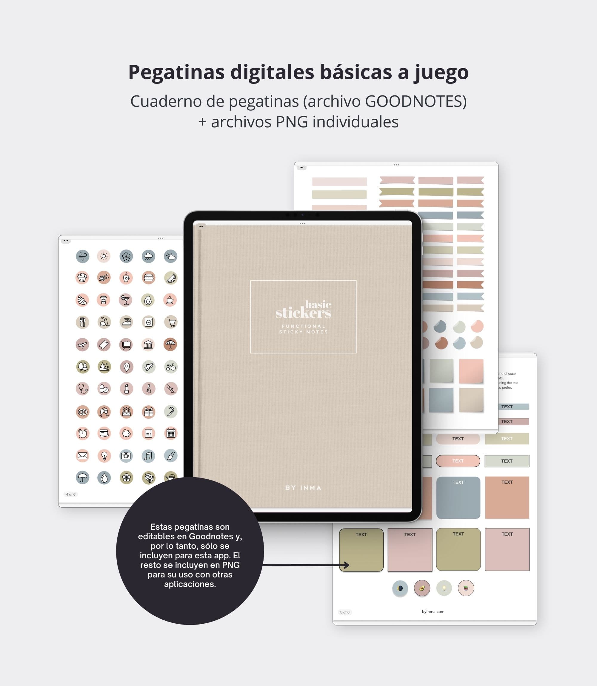 Cuaderno digital para iPad con 20 pestañas - BY INMA – By Inma