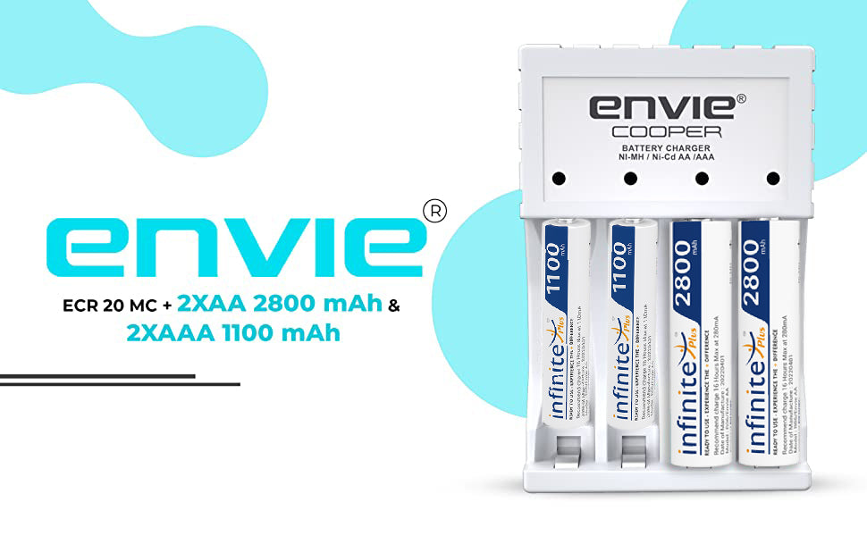 Buy ENVIE (ECR 20 MC+4xAAA1100) Standard Rechargeable Battery