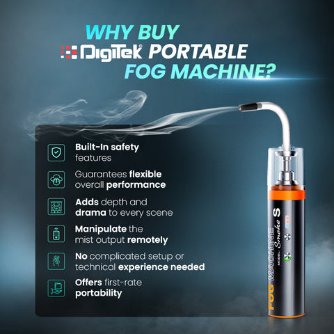 Why Buy Digitek portable fog machine?