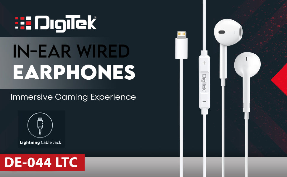 Buy Digitek (DE-044 LTC) in-Ear Lightning jack, Wired Stereo Earphone  withOnline Best Prices