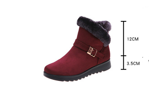 Women's Winter Warm Fur Lined Snow Boots