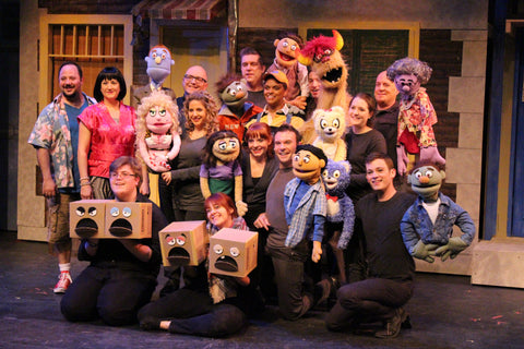 Cast of Highland Park Players "Avenue Q"