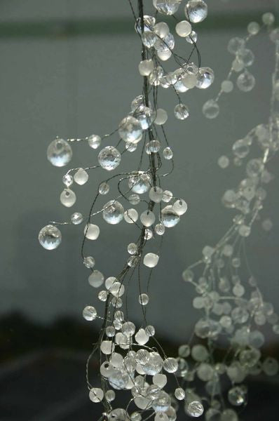 Clear Acrylic Crystals Beaded Strand Garland -- 30 Feet -- Perfect for -  That Bohemian Girl