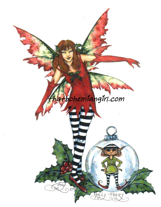 amy brown christmas fairy