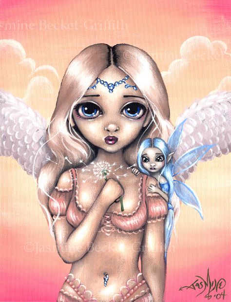 Jasmine Becket Griffith Fairy of Changing Moons Print - That