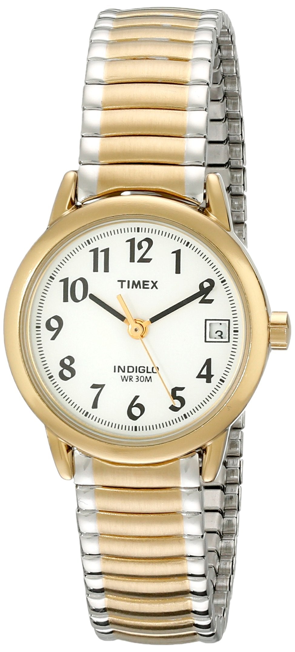 Timex Women's Easy Reader 25mm Watch White Two-Tone – AZ RIVER MART