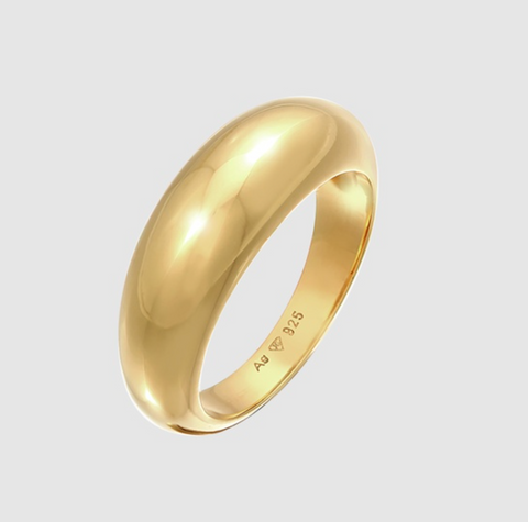 Chunky gold ring