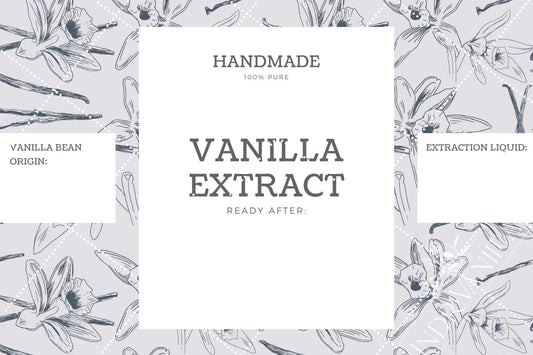 Vanilla Extract Labels Set Template Graphic by Haffa Studio · Creative  Fabrica