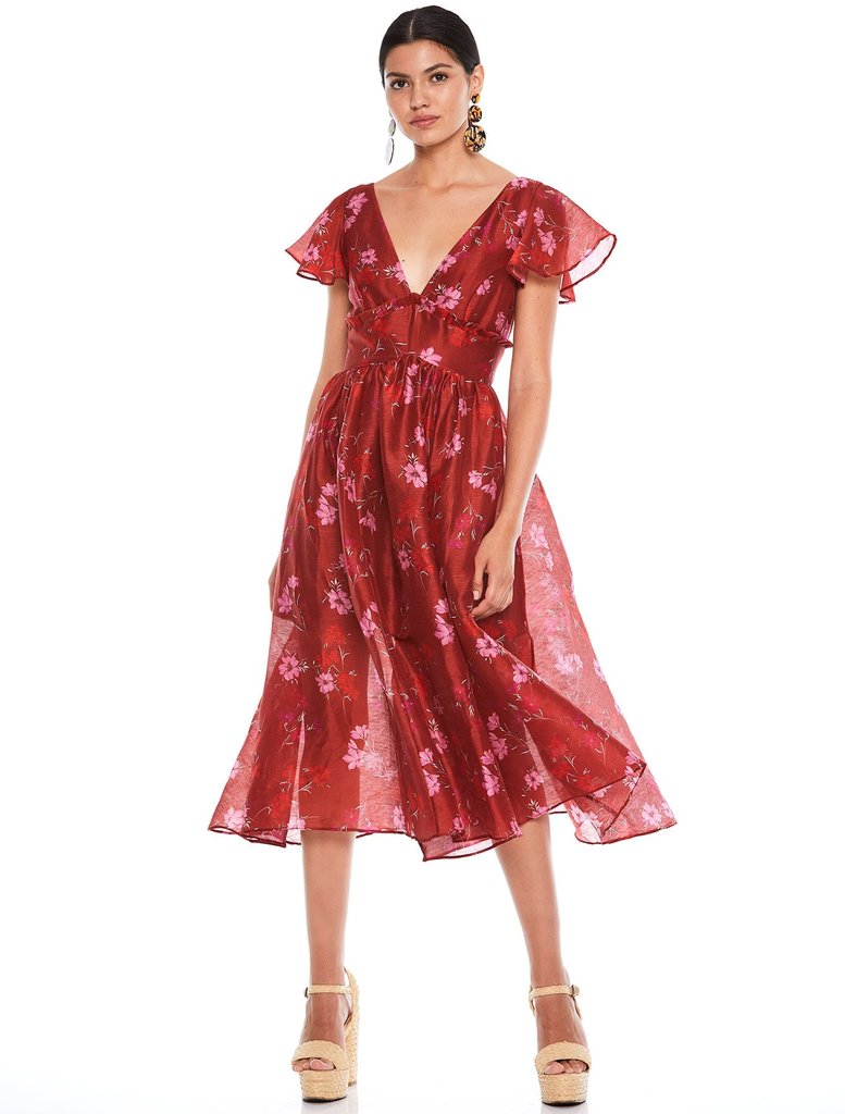 talulah dahlia midi dress