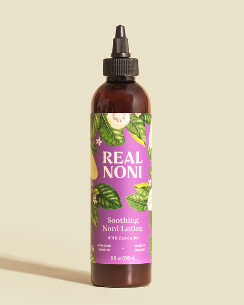 soothing noni lotion for rejuvenated skin and building collagen 