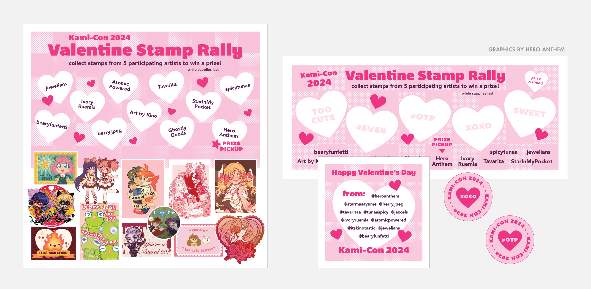 Kami-Con Valentine's Day Stamp Rally - Hero Anthem
