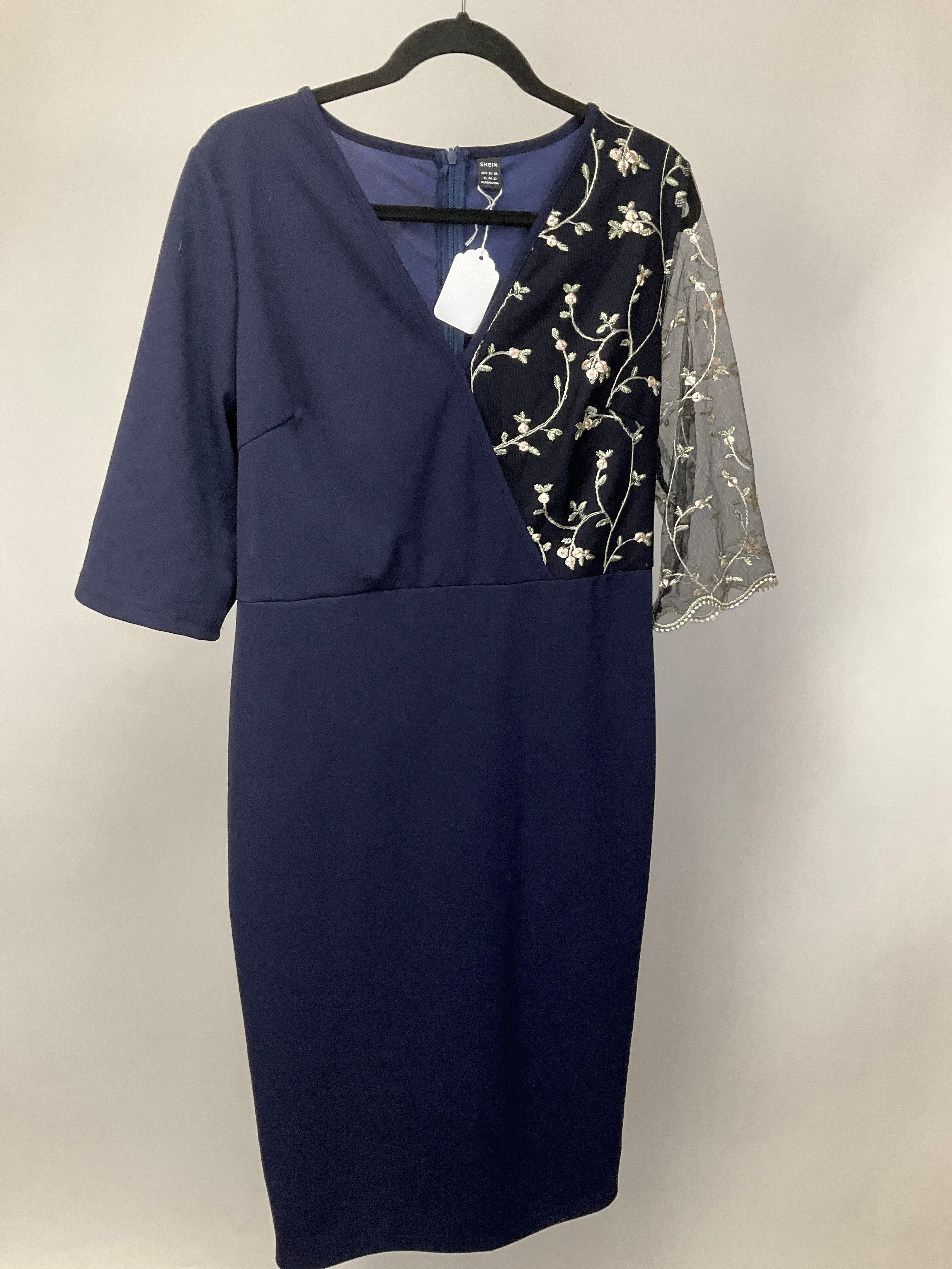 SHEIN BLUE/BLACK DRESS SZ XL - Best in Show Clothes