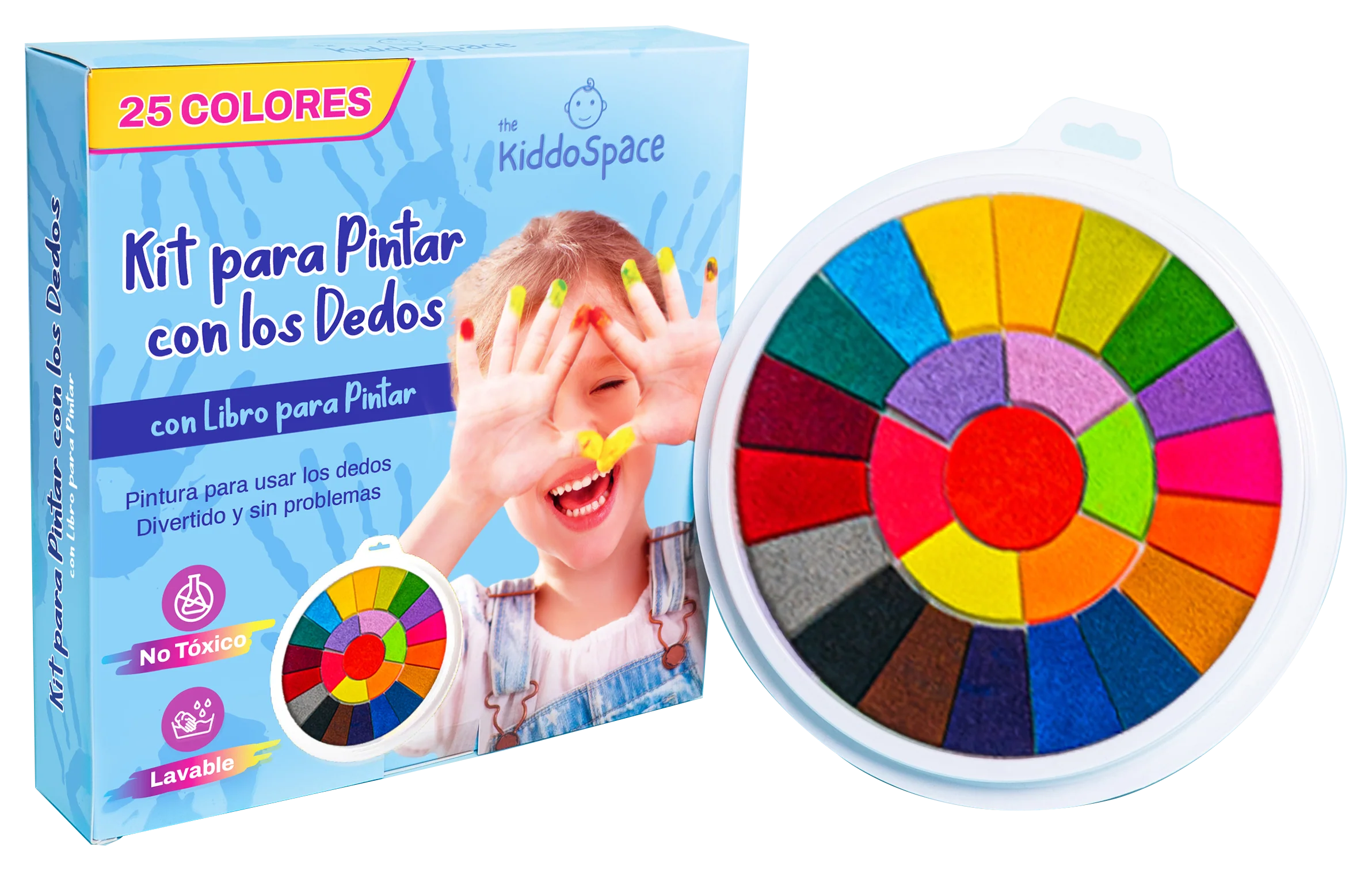 Pintura de dedos 5 colores