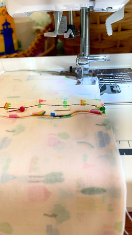 UpRoot Design Studio - sewing an organic eye pillow with artist Julia Barry