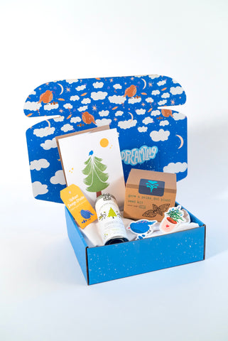 Jolly Greenhouse plant growing gift box from UpRoot Design Studio