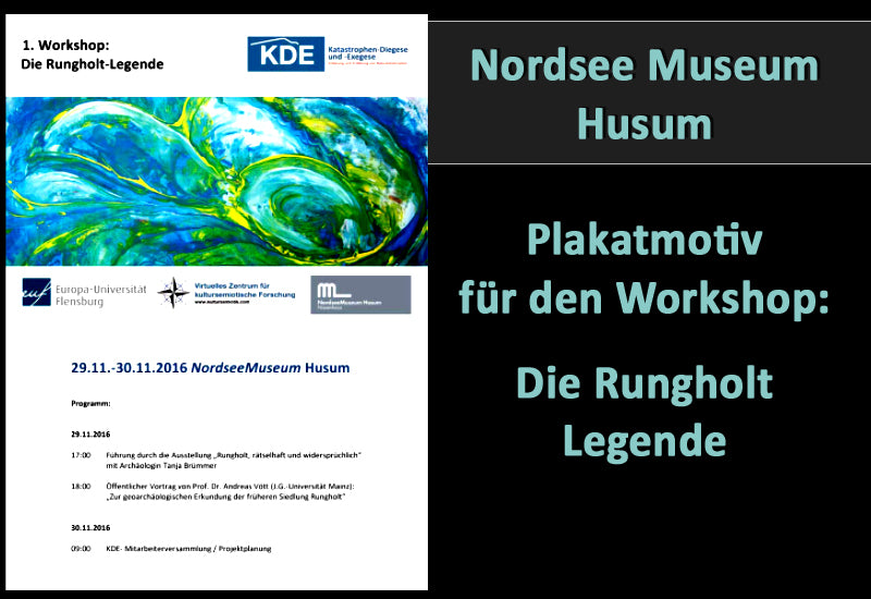 Plakat für Nordsee Museum Husum Humboldt Legende