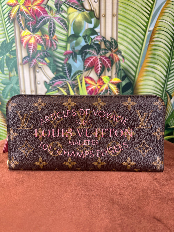 Louis Vuitton CAPUCINES Monogram Unisex Street Style Plain Leather Folding  Wallet (M82764)