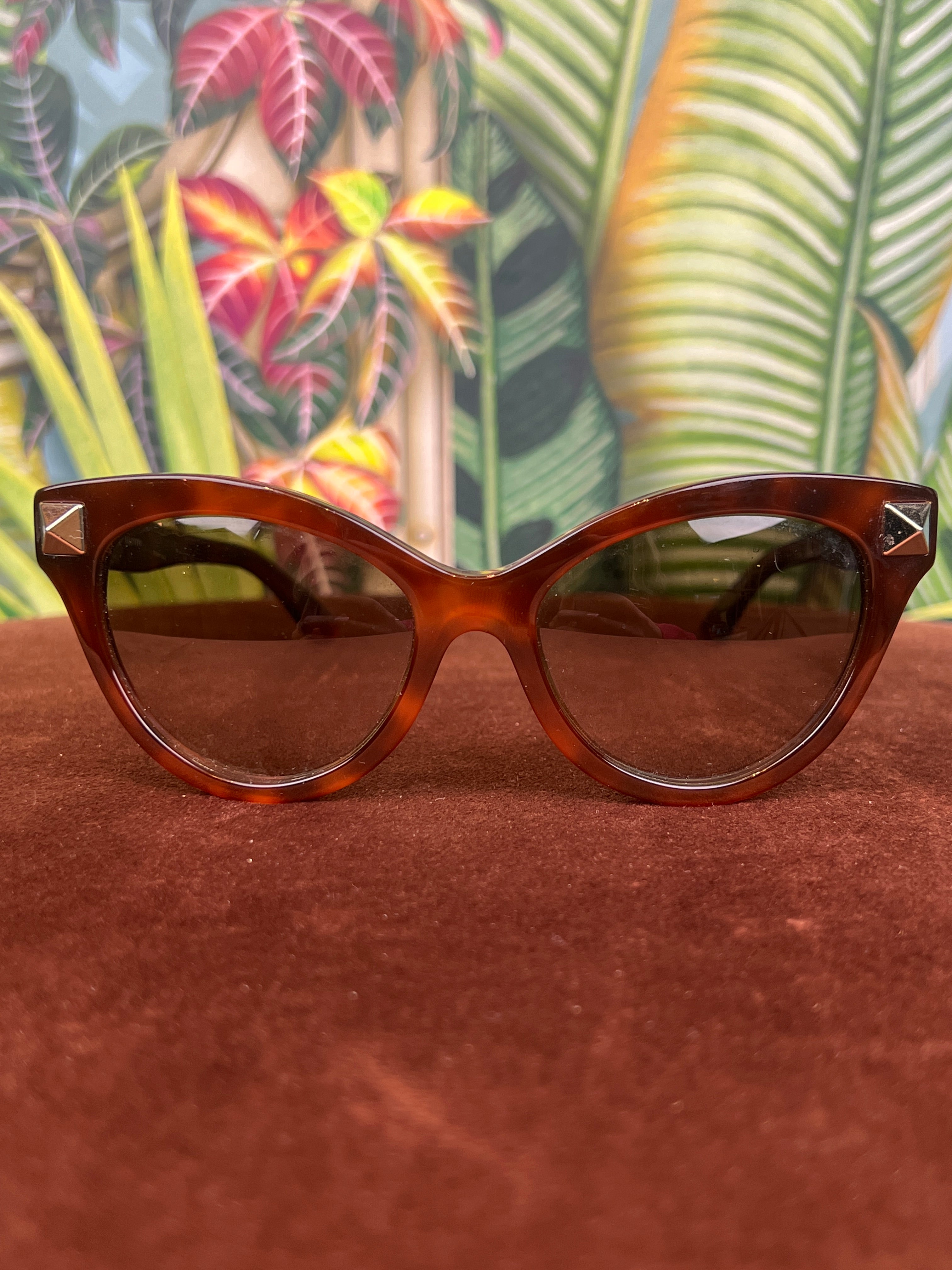 image of Valentino sunglasses brown