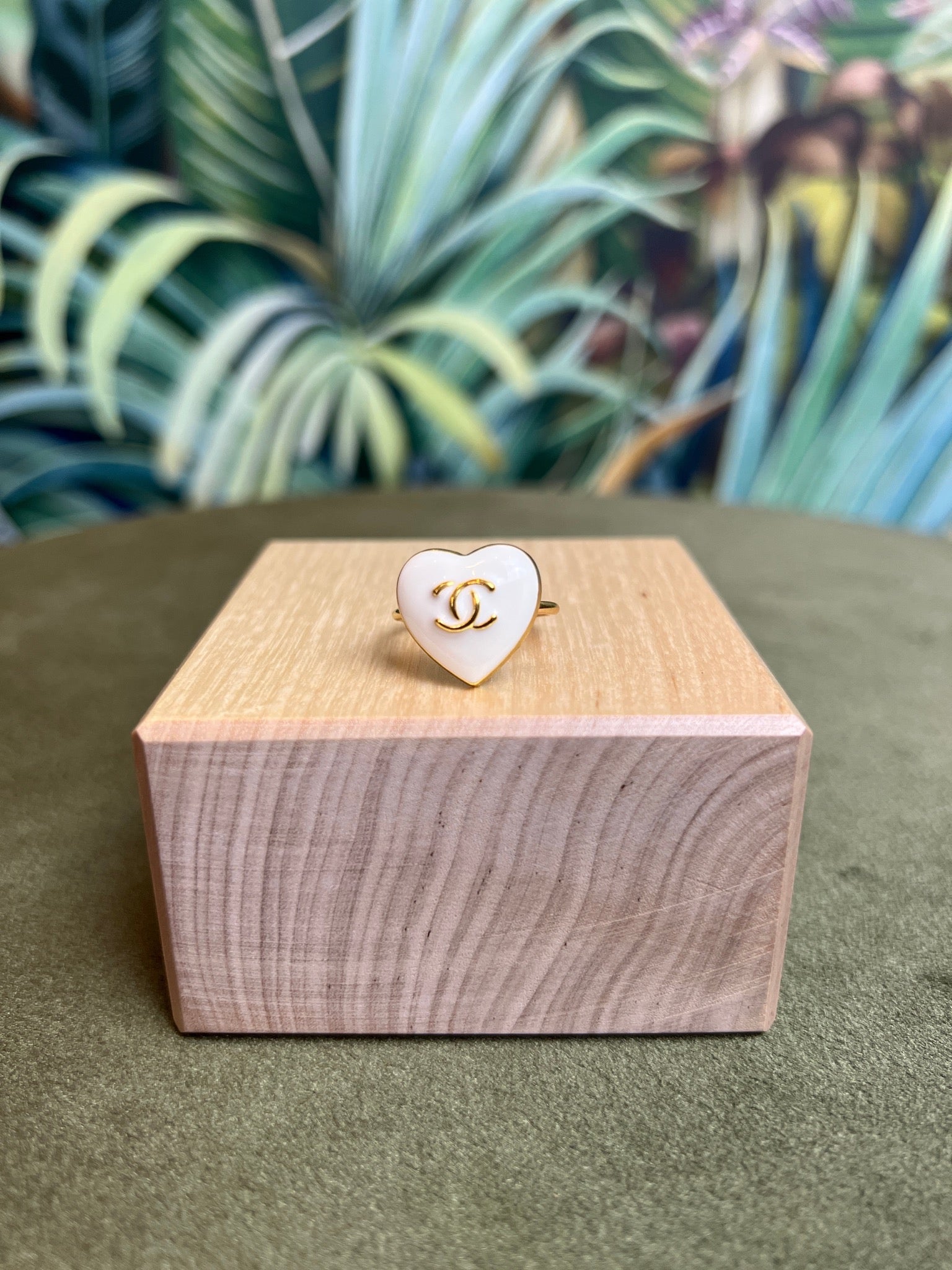 image of Repurposed CC Heart Ring White/Gold