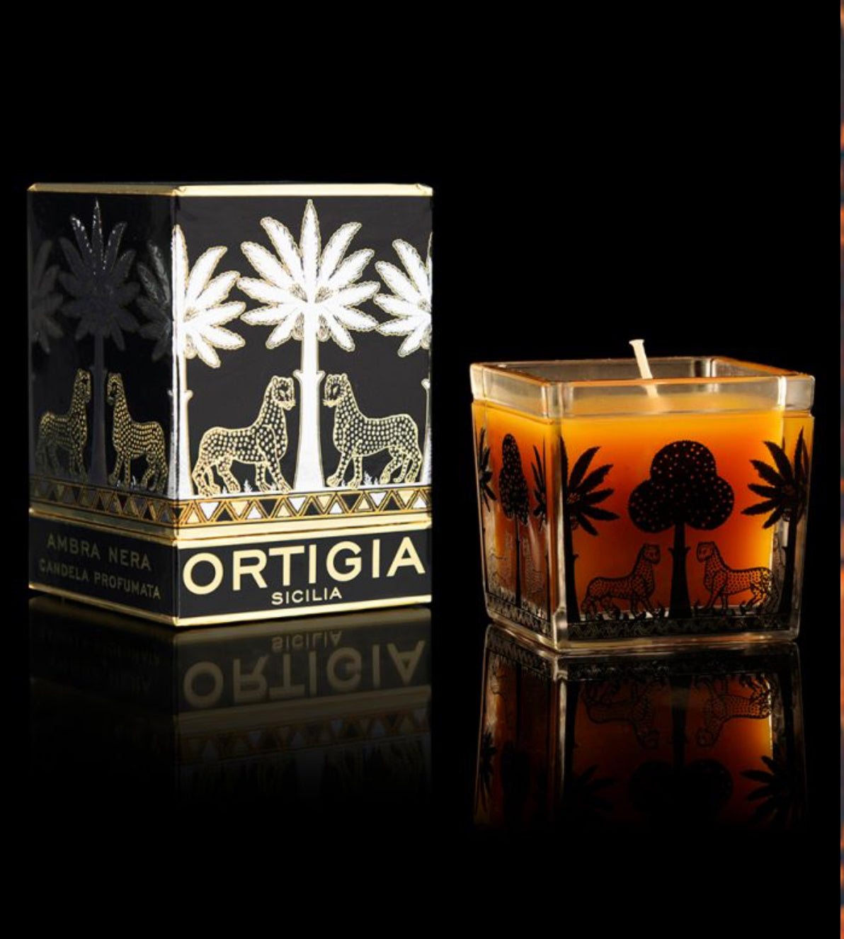 image of Ambra Nera Square Candle