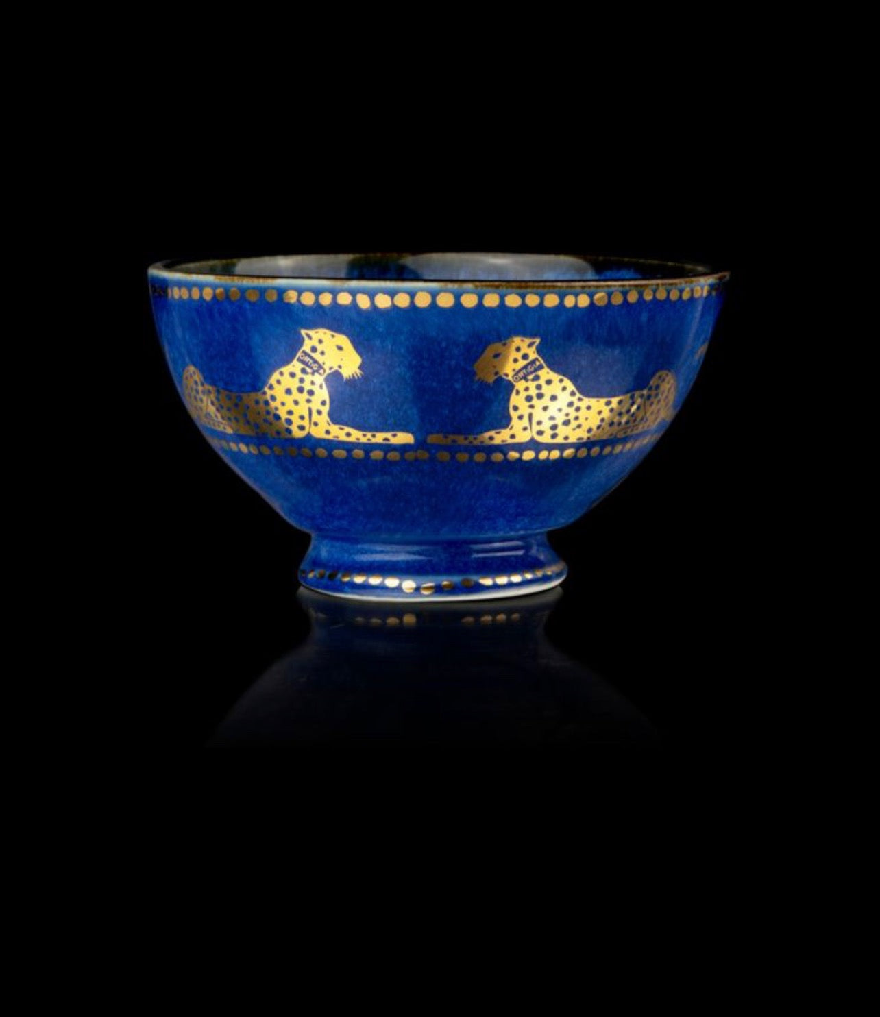 image of Small Blue Ceramic Bowl