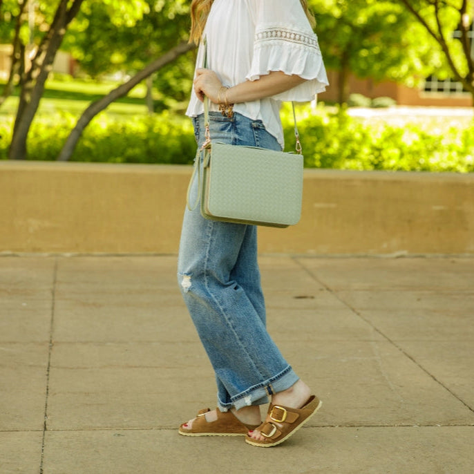 Sage Crossbody Bible Bag