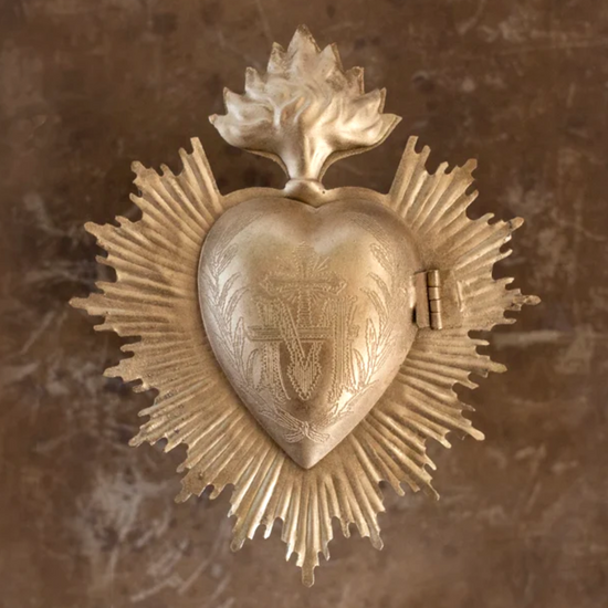 Large Sacred Heart Flame Milagro – Mother & Home Market