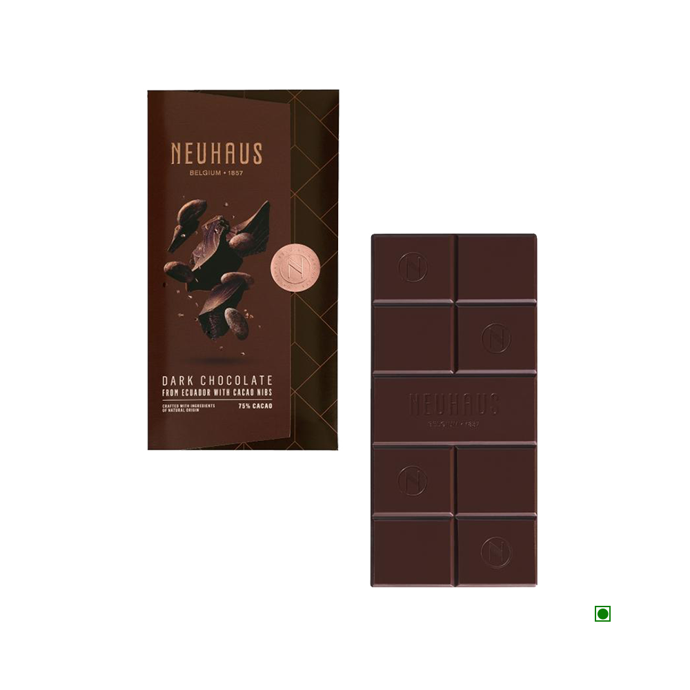 Neuhaus Dark Nibs 70% Cocoa Bar 100g
