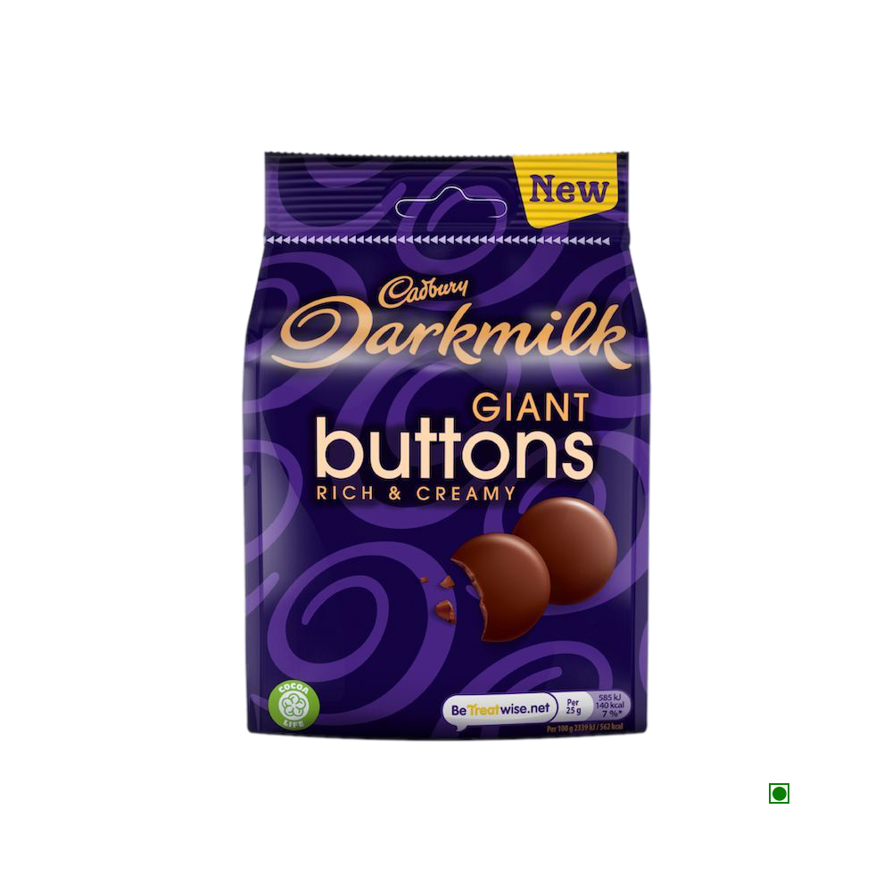 Cadbury Dark Milk Buttons Pouch 105g