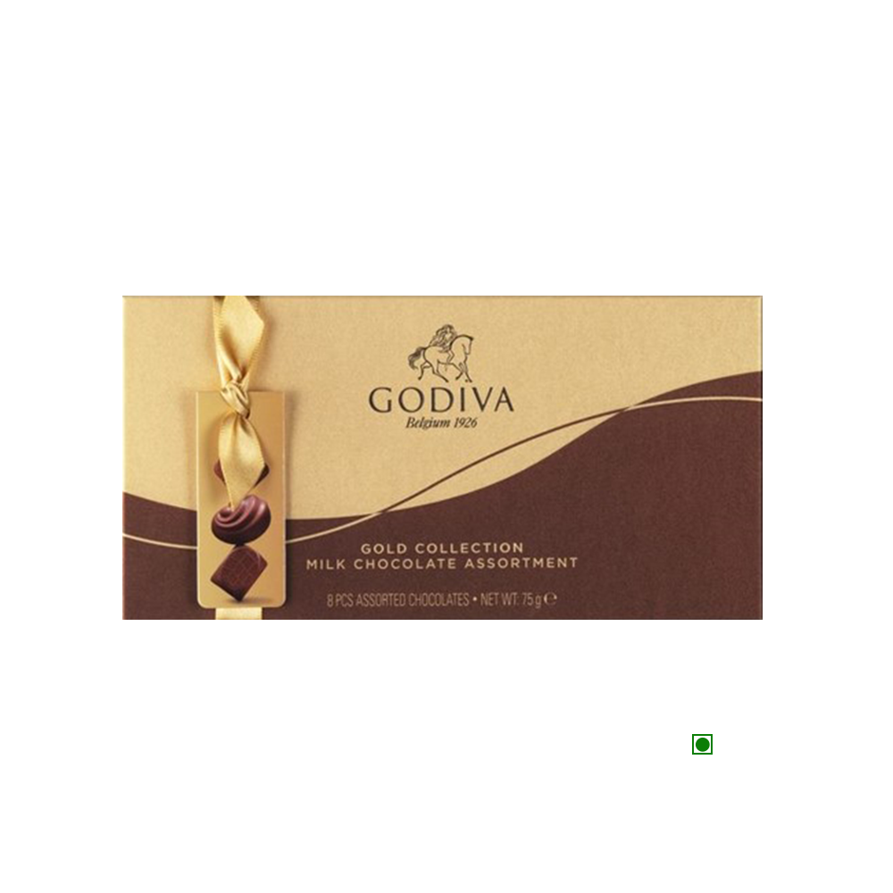 Godiva Gold Collection Milk Chocolate Assortment 8pcs 75g