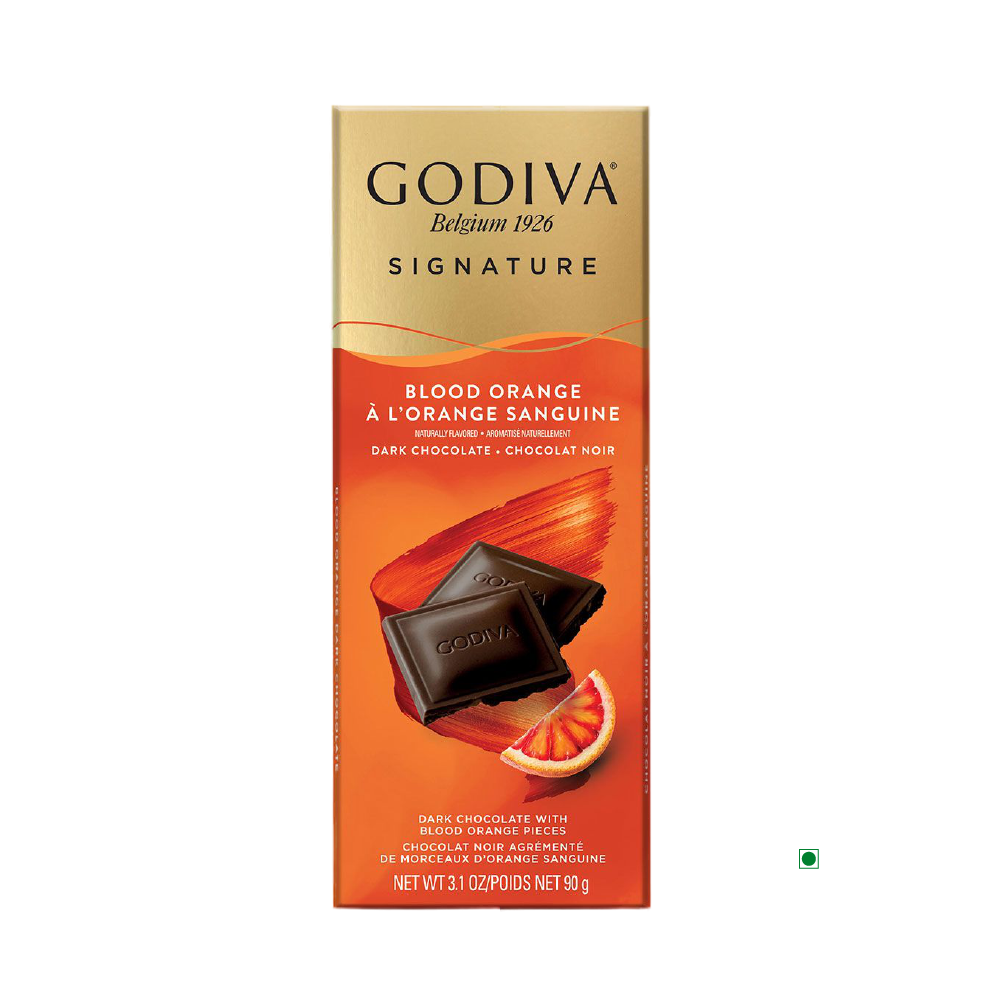 Godiva Dark Blood Orange Bar 90g